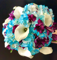 Purple and Blue for You Flower Power, Florist Davenport FL